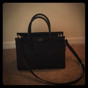 Kate spade black satchel